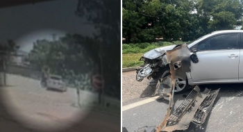Motociclista morre após bater contra carro na BR-153
